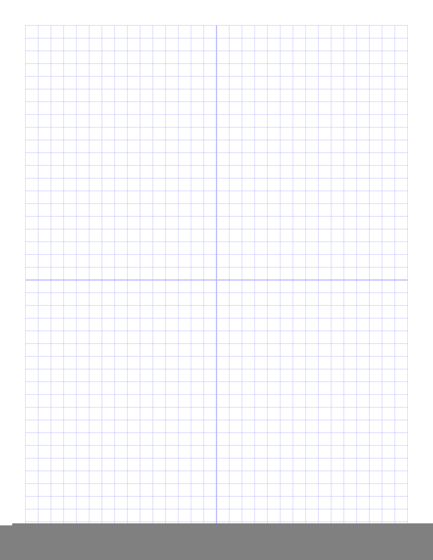 1 2 Inch Printable Graph Paper