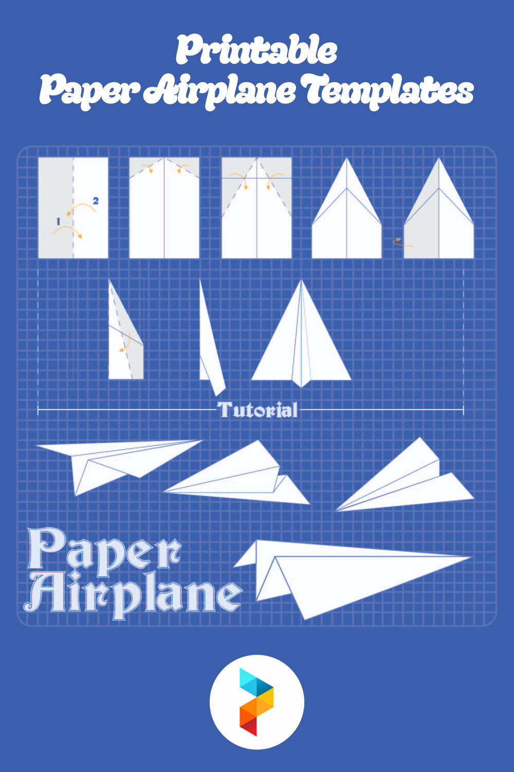 14 Best Printable Paper Airplane Templates Printablee