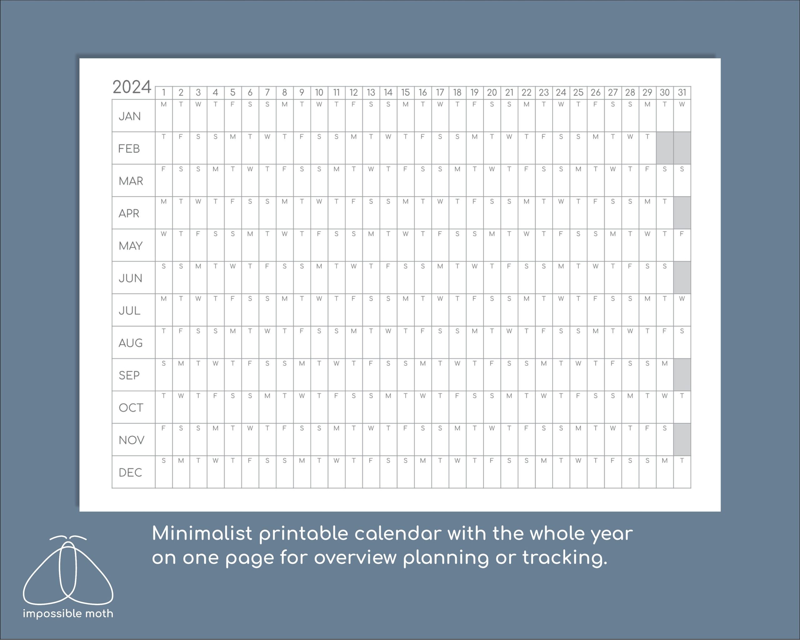 2025 Year Planner A4 Printable Free Luca Hayes