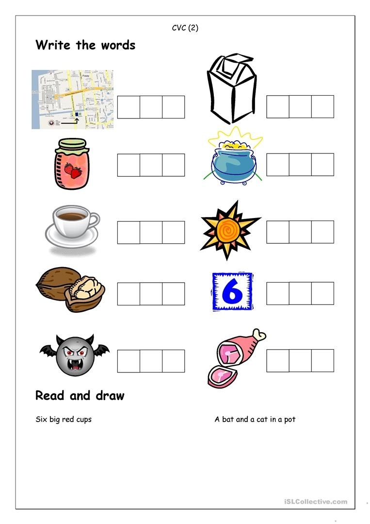32 Free Esl Cvc Worksheets Free Printable Cvc Worksheets Free Printable