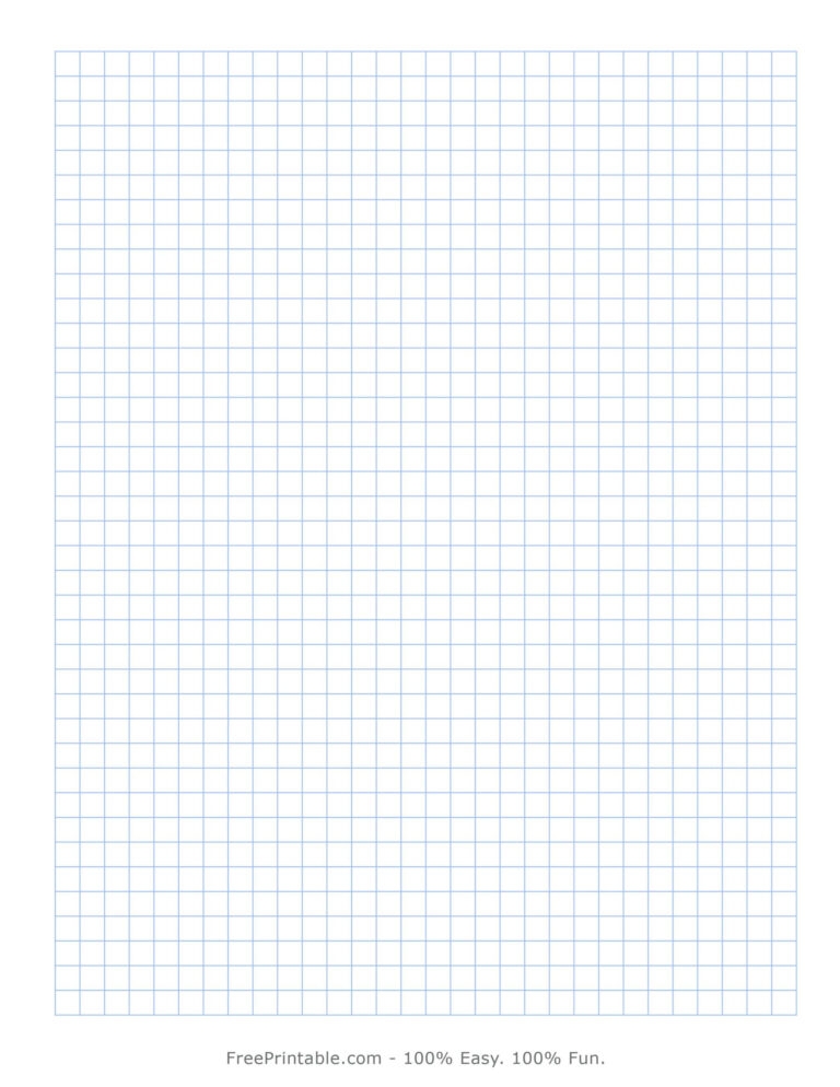 8 5 X 11 Graph Paper Printable Free Printable Graph Paper Grid Paper 
