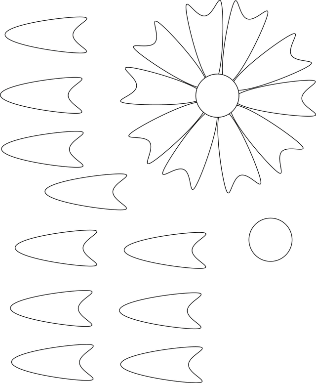 8 Best Images Of Free Printable Paper Flower Patterns Paper Flower 