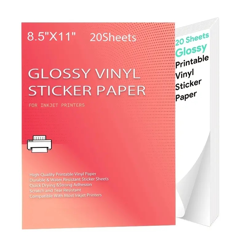 A4 Transparent Printable Sticker Paper Vinyl Labels Clear A4 Transparent Printable Sticker Paper Vinyl Labels Clear