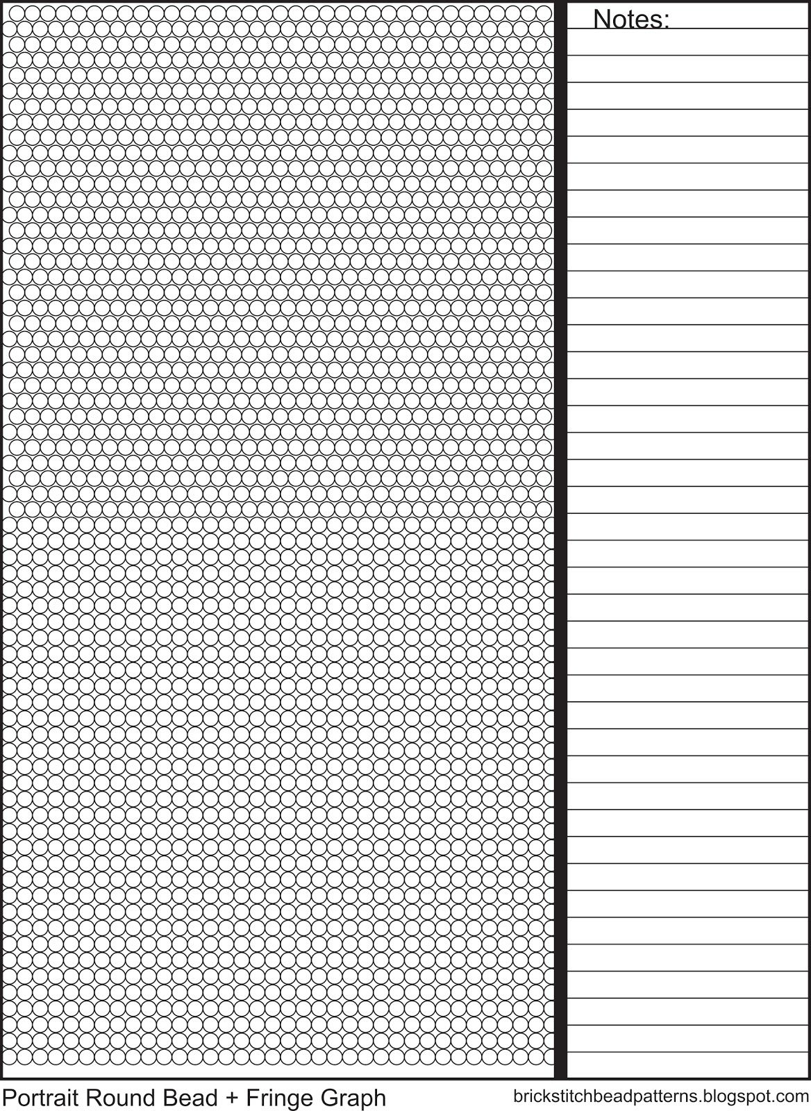 Beading Graph Paper Printable
