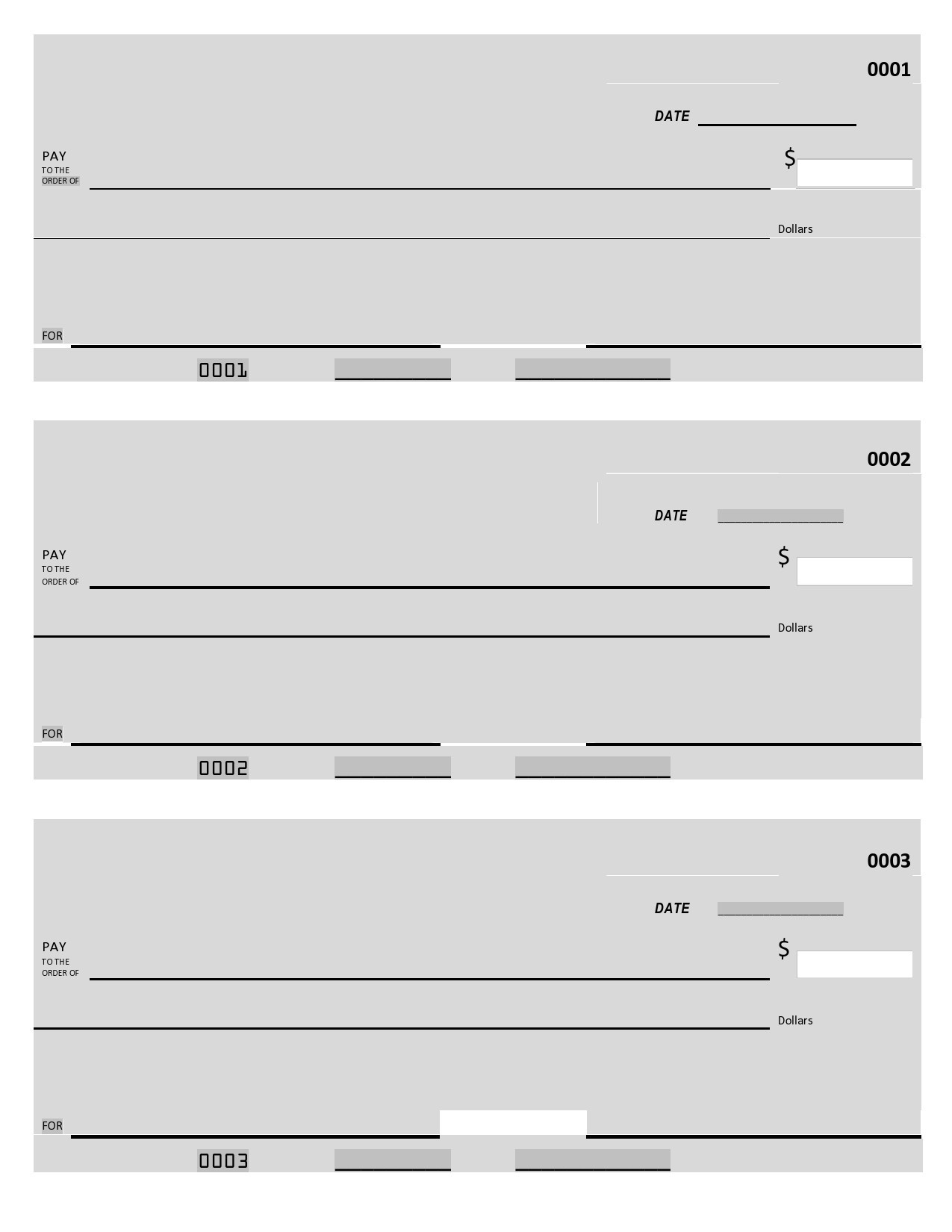 Blank Check Template Printable Printable Free Templates Blank Check Template Printable Printable Free Templates