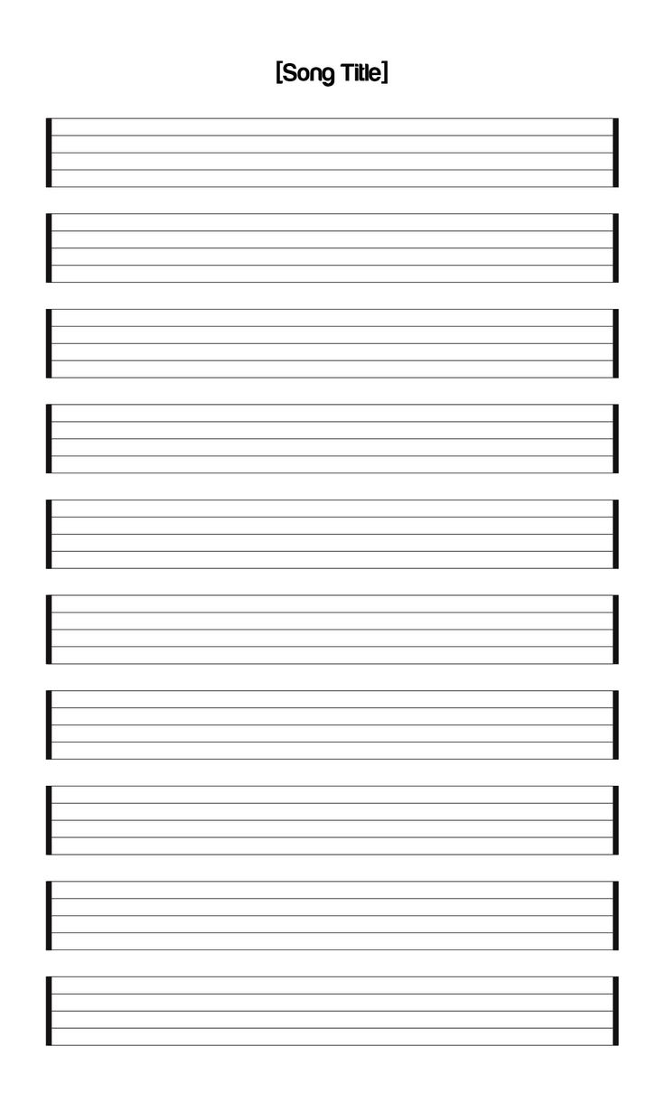 Blank Sheet Music Paper Blank Piano Sheet Music Guitar Sheet Music 