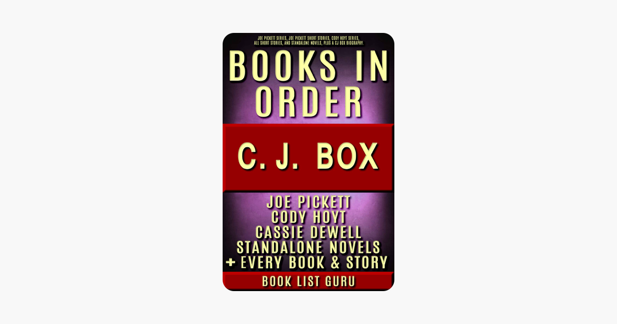 C j Box Books In Order Printable List