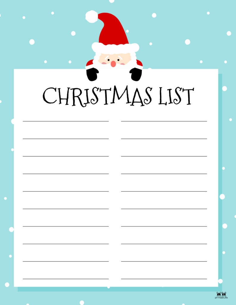 Christmas List Ideas 2024 Printable Free Becky Carolee