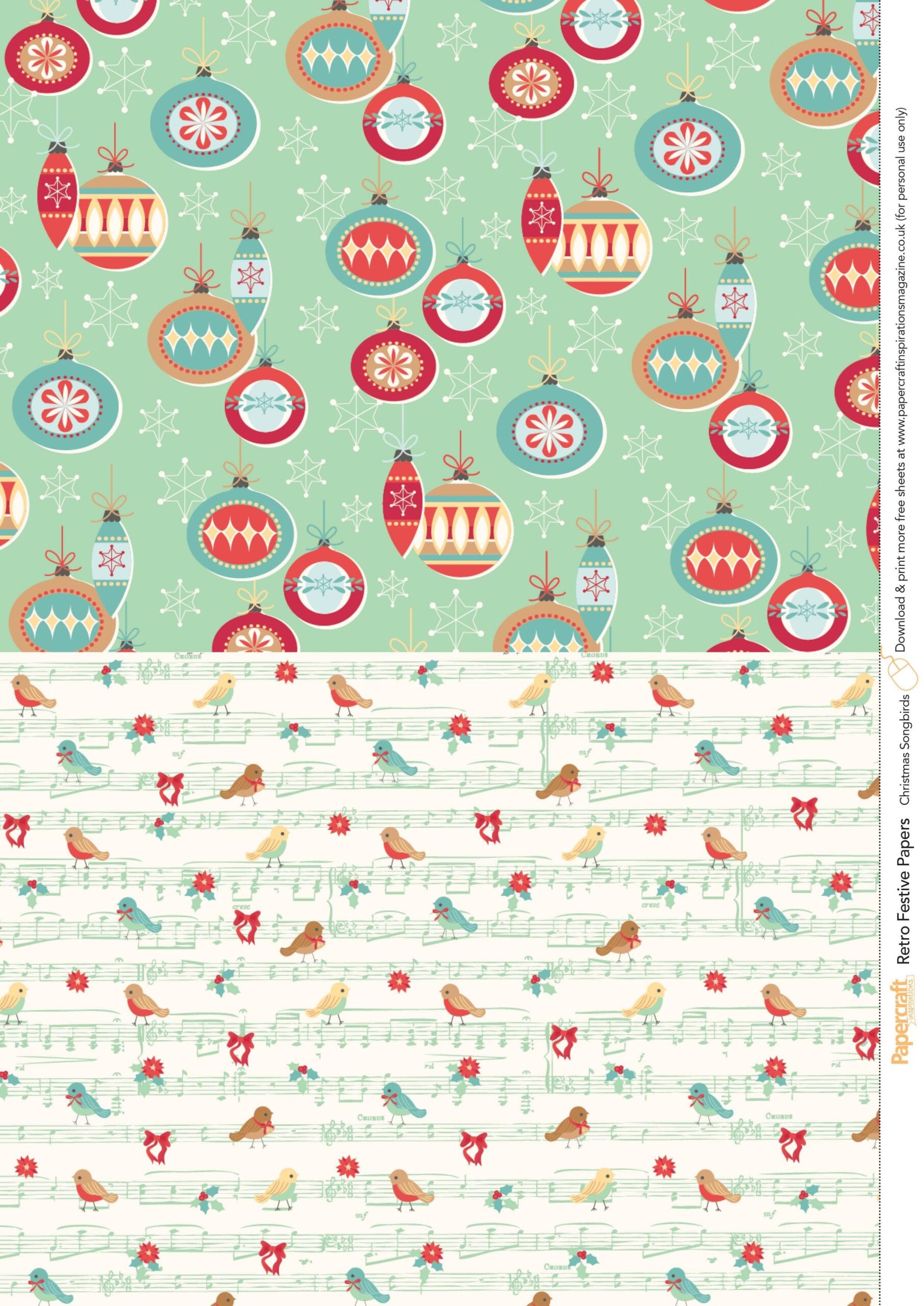 Christmas Paper Printables Free Evelyn Smith