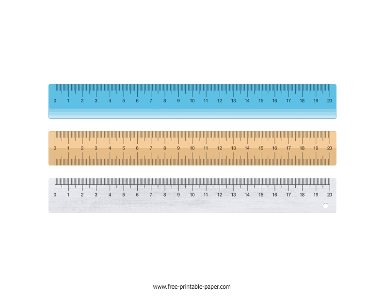 CM Ruler Free printable paper