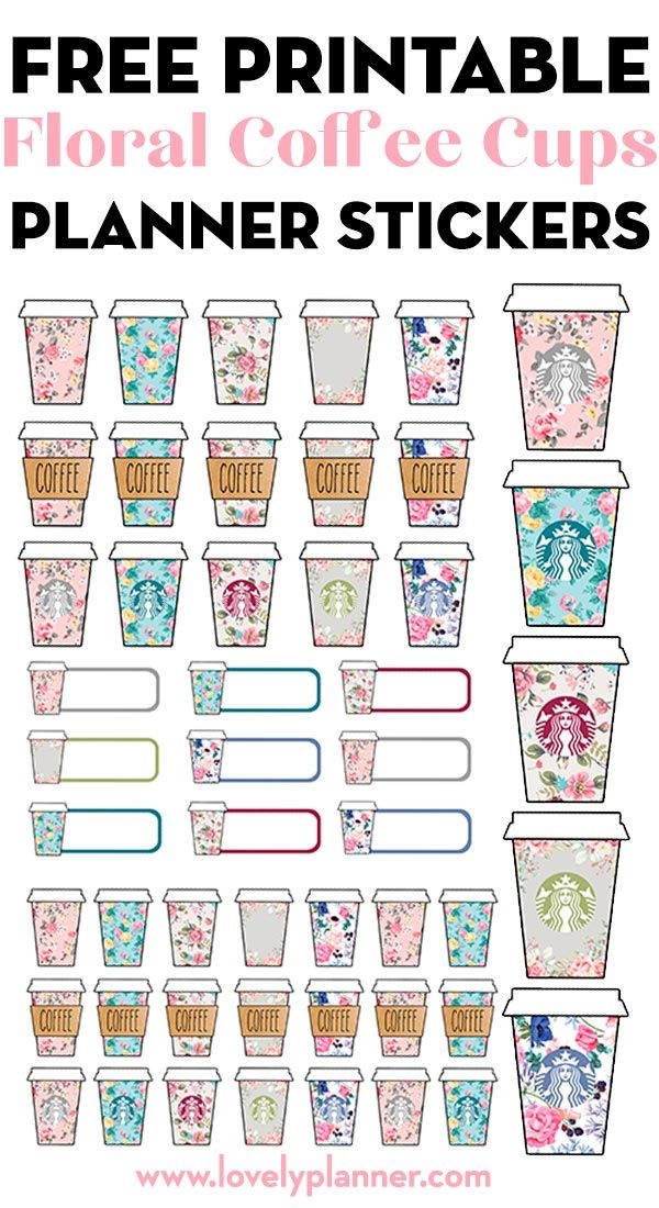 Coffee Planner Labels Planner Stickers Coffee Cup Sticker Paper Party 