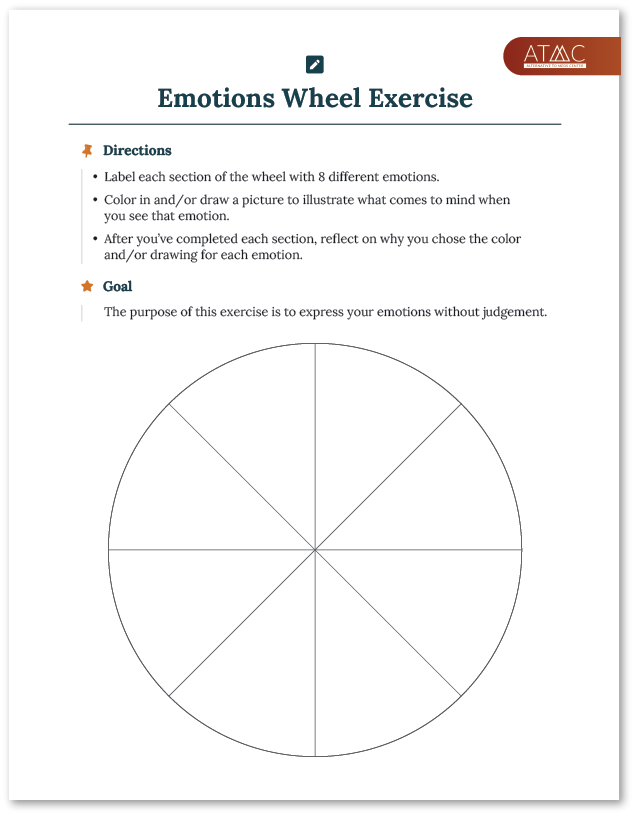 Cognitve Behavioral CBT Art Therapy Worksheets To Improve A Bad Mood 
