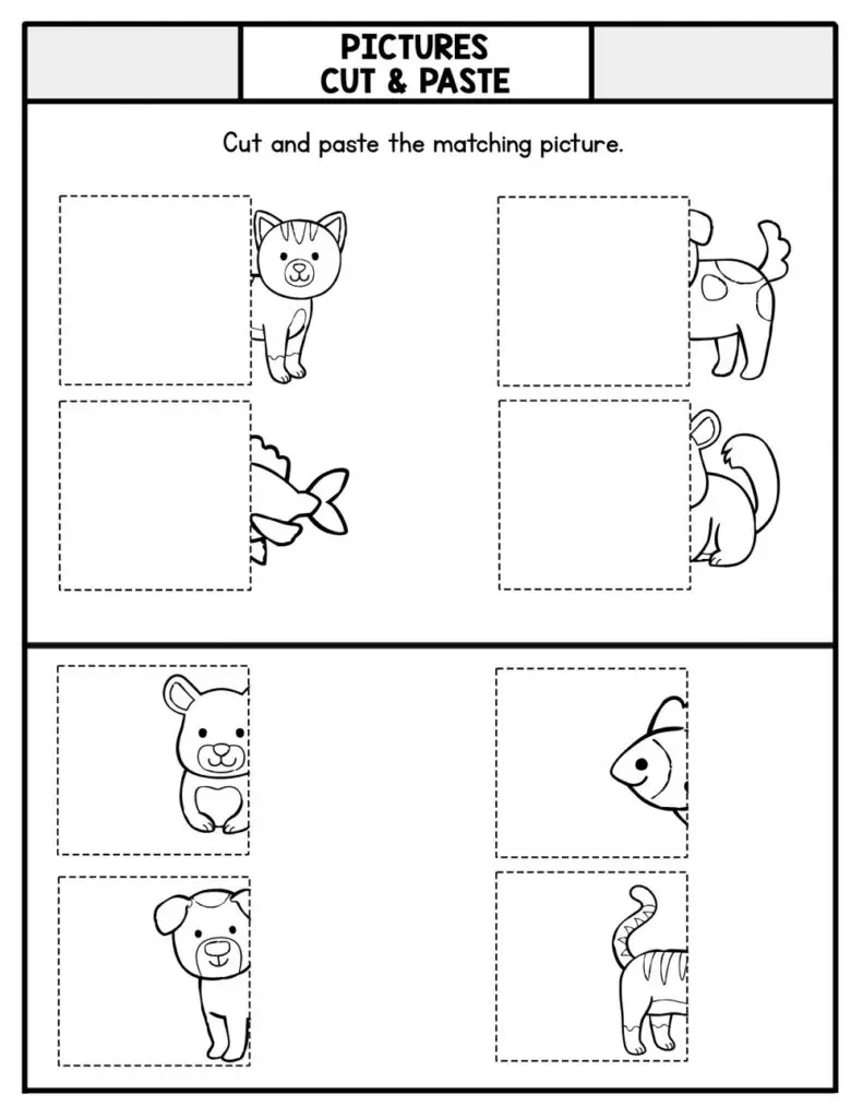 Cut And Paste Free Printable Worksheets Printable Templates NBKomputer