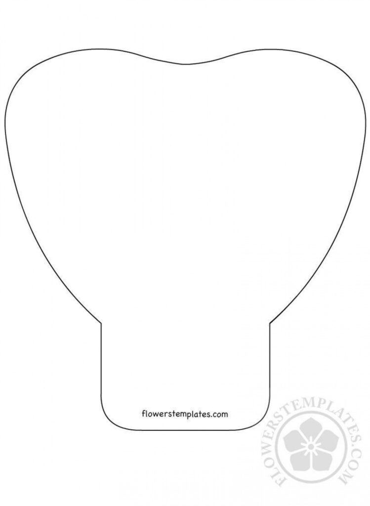 Cut Out Printable Free Paper Flower Petal Templates Printables