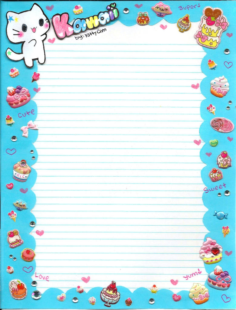 Cute Notebook Paper Printable Printable Word Searches