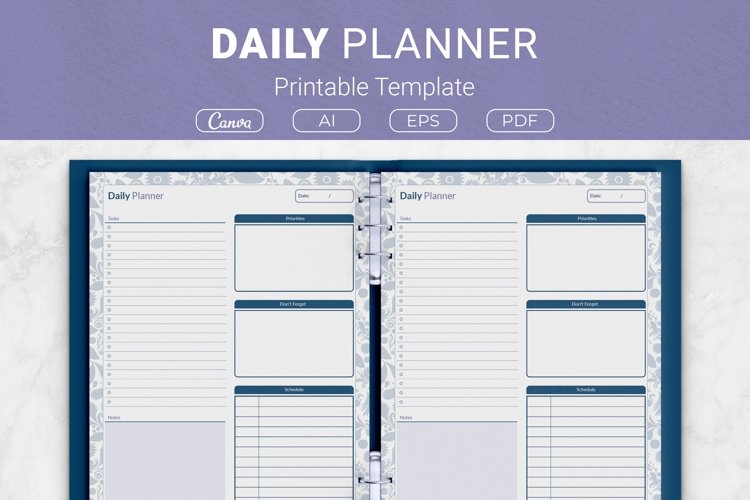 Daily Planner Printable Template 2852575 