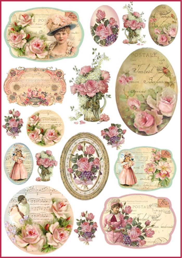 Decoupage Vintage Free Printable Decoupage Paper Get What You Need 