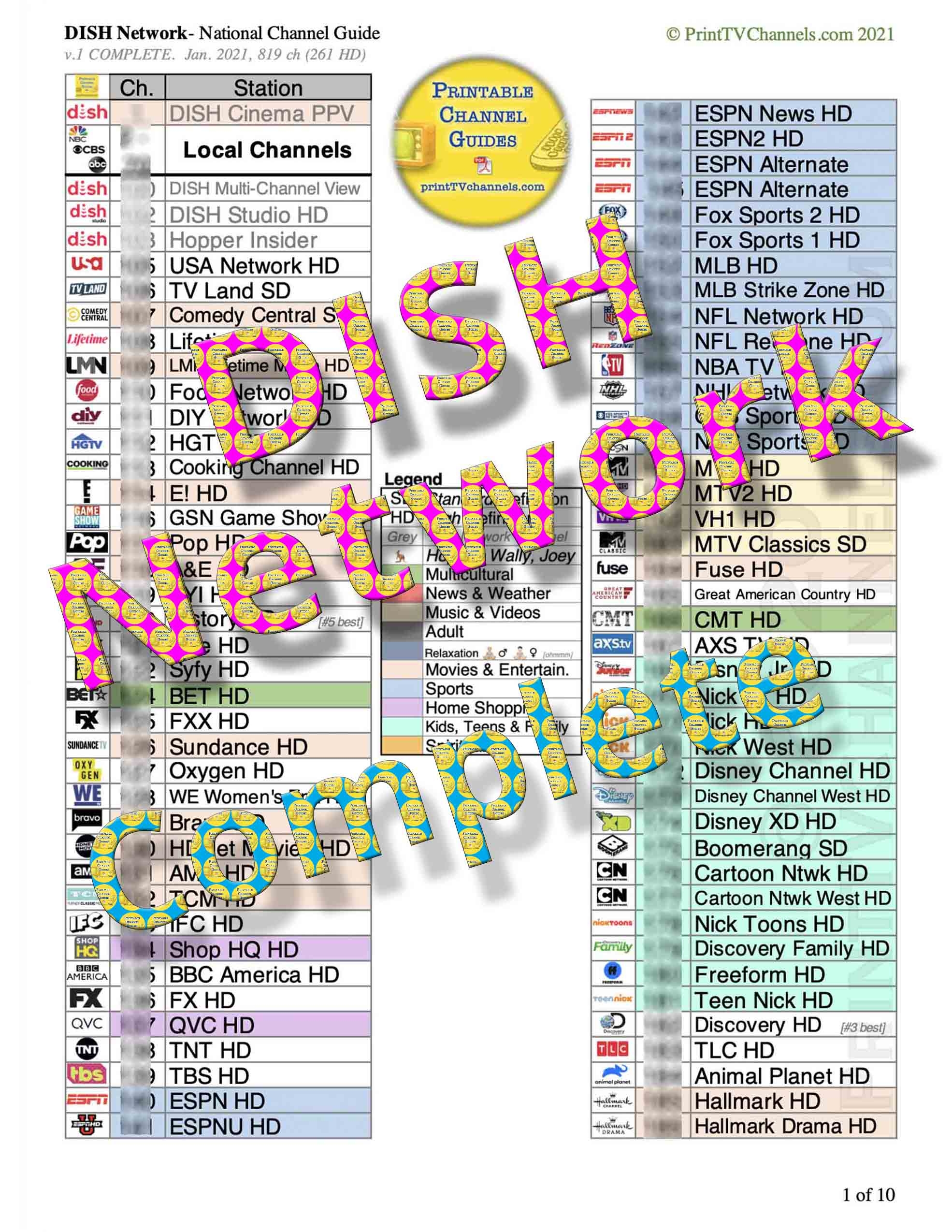 Dish Top 120 Plus Printable Channel List Dev onallcylinders