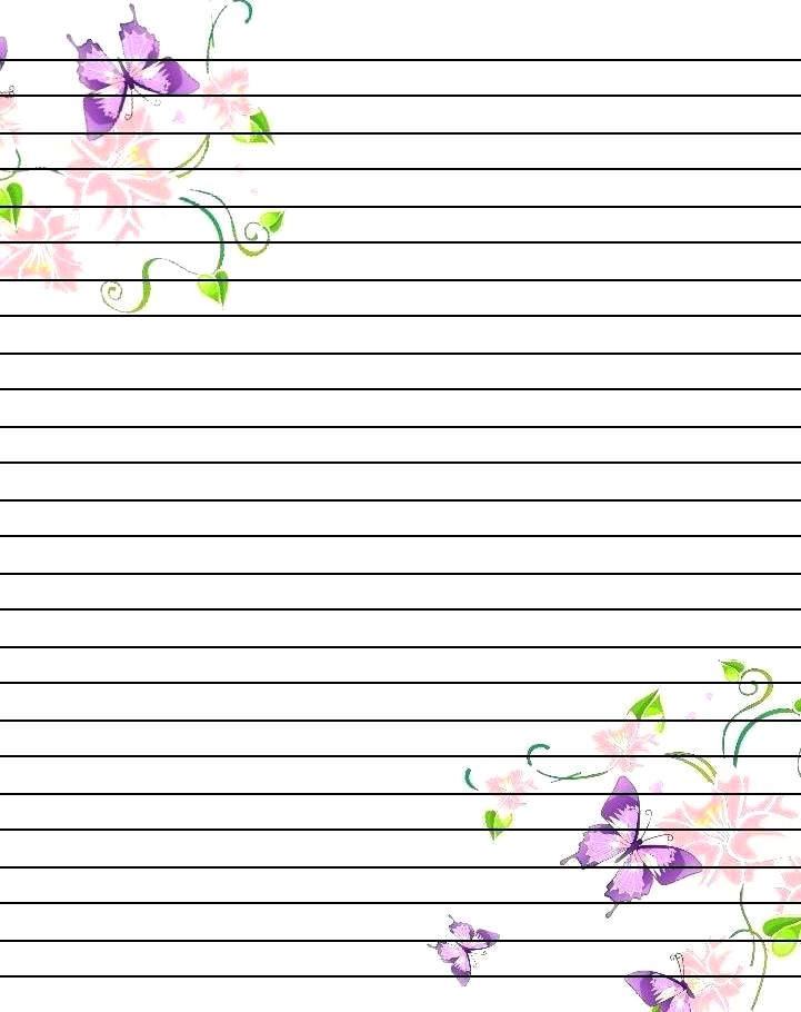 Downloadable Cute Printable Notebook Paper Printable Calendar