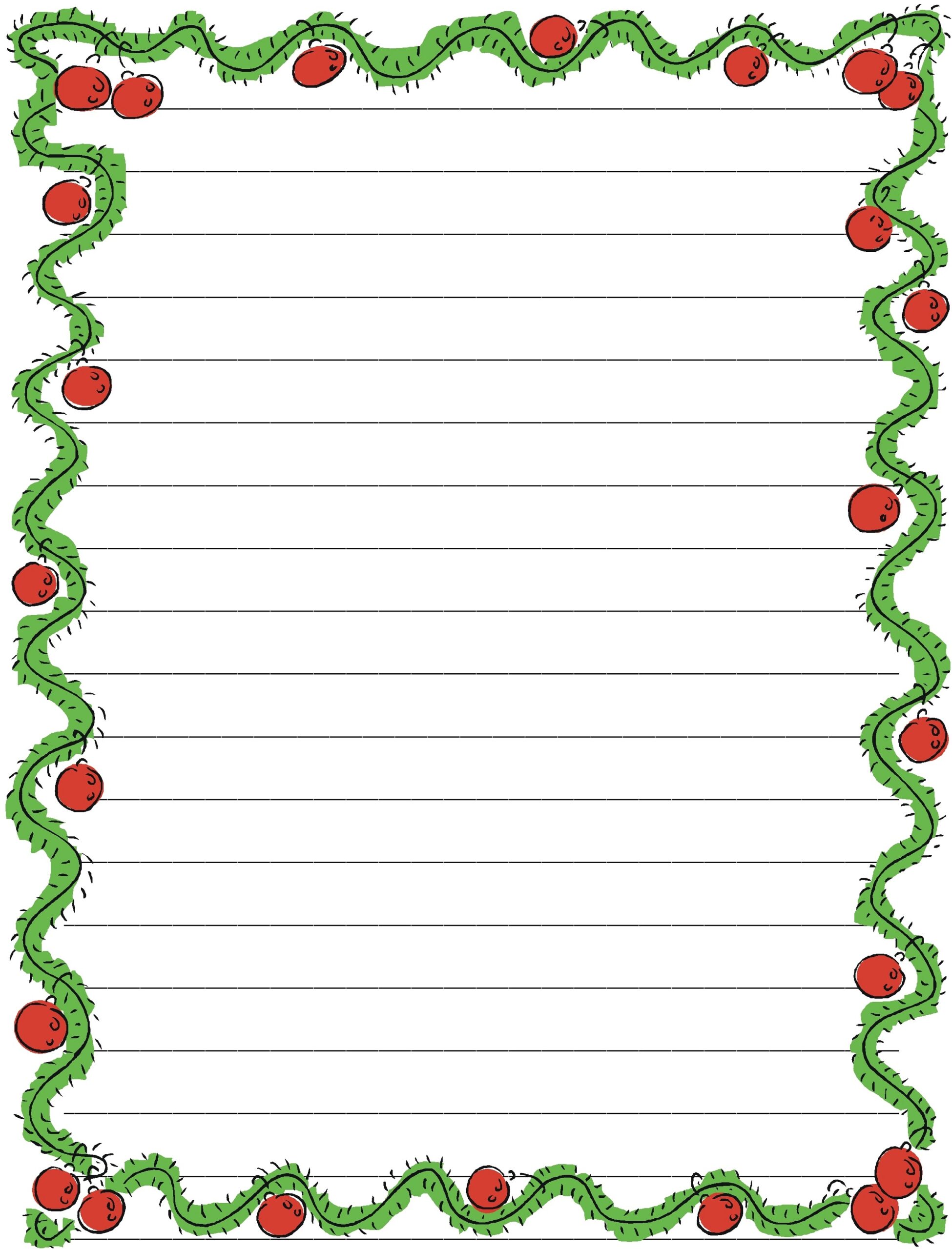 Downloadable Cute Printable Notebook Paper