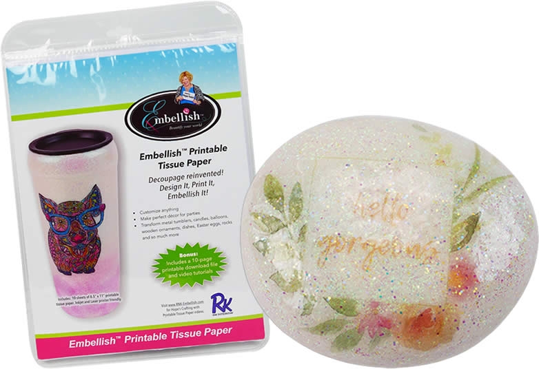 Embellish Printable Tissue Paper 844050008742 Embellish Printable Tissue Paper 844050008742