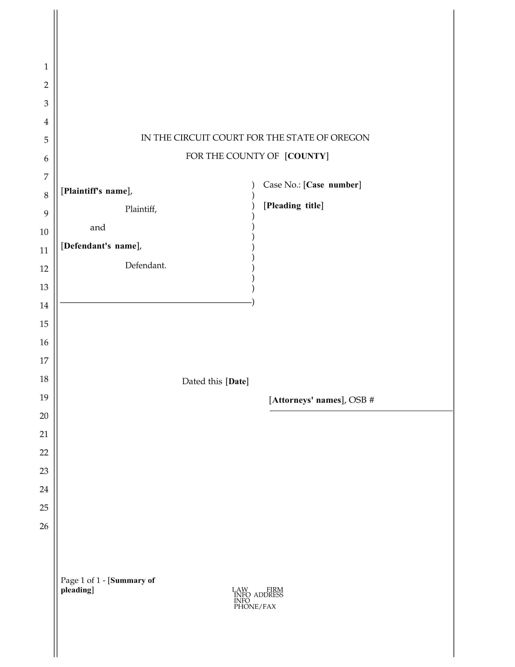 Form Fillable Pleading Paper Printable Forms Free Online Form Fillable Pleading Paper Printable Forms Free Online