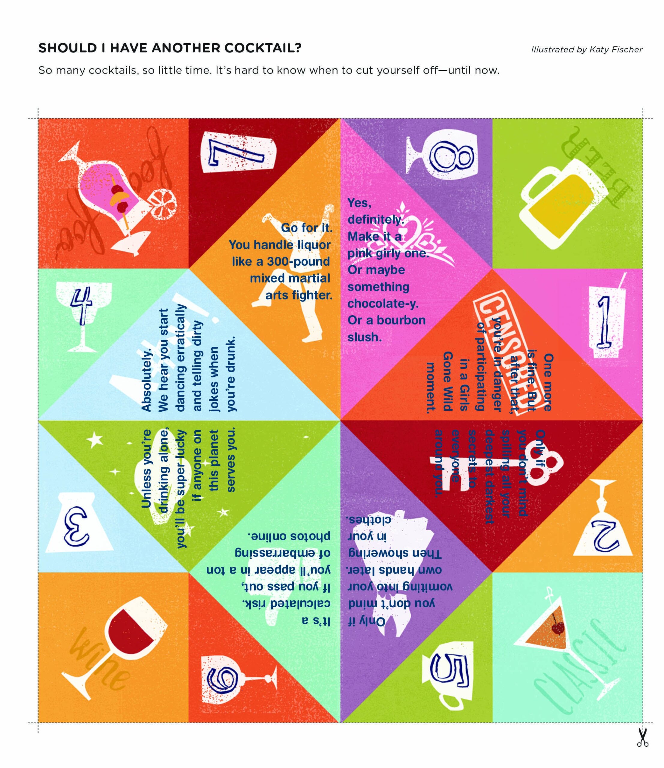 Fortune Teller Paper Printable Printable Calendars AT A GLANCE