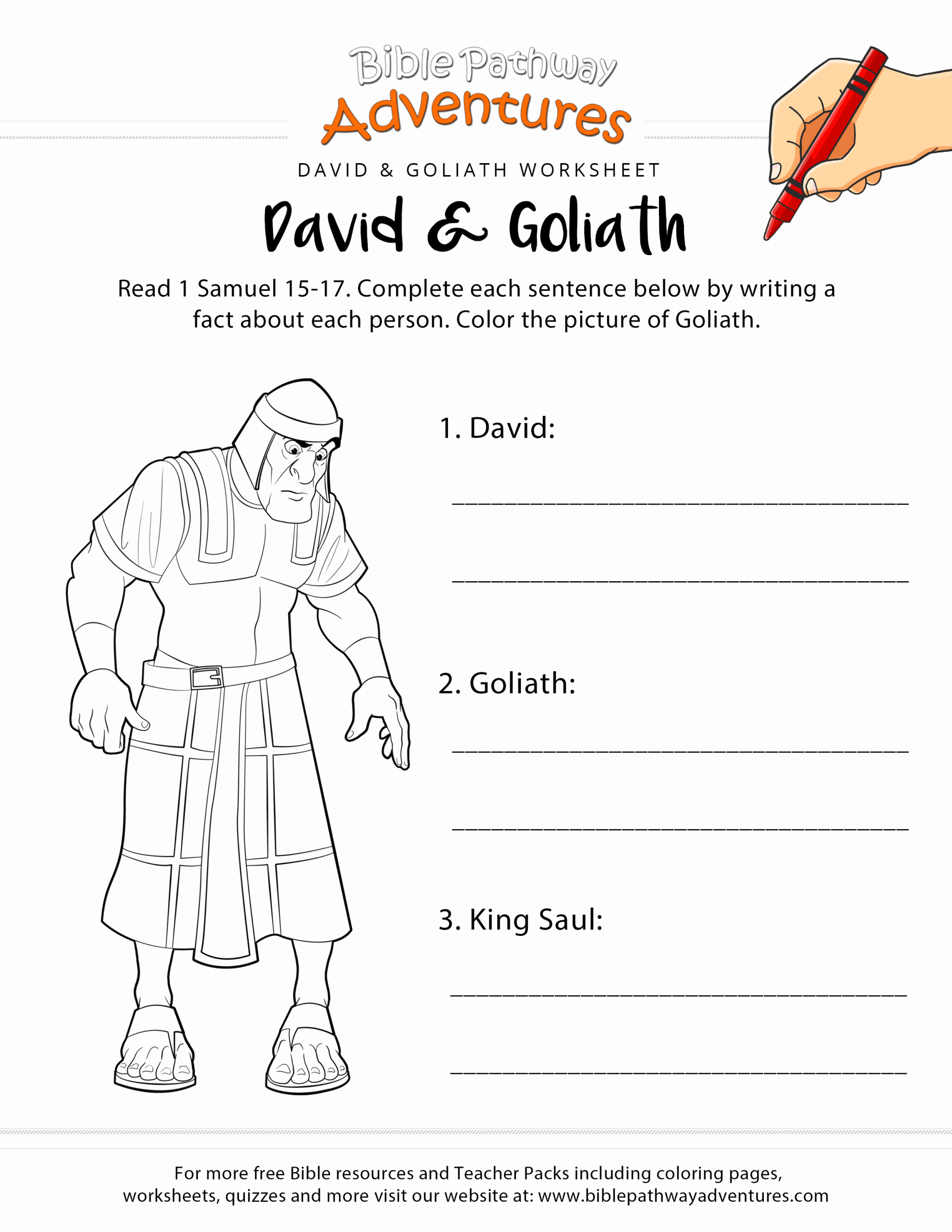 Free Bible Printable Worksheets