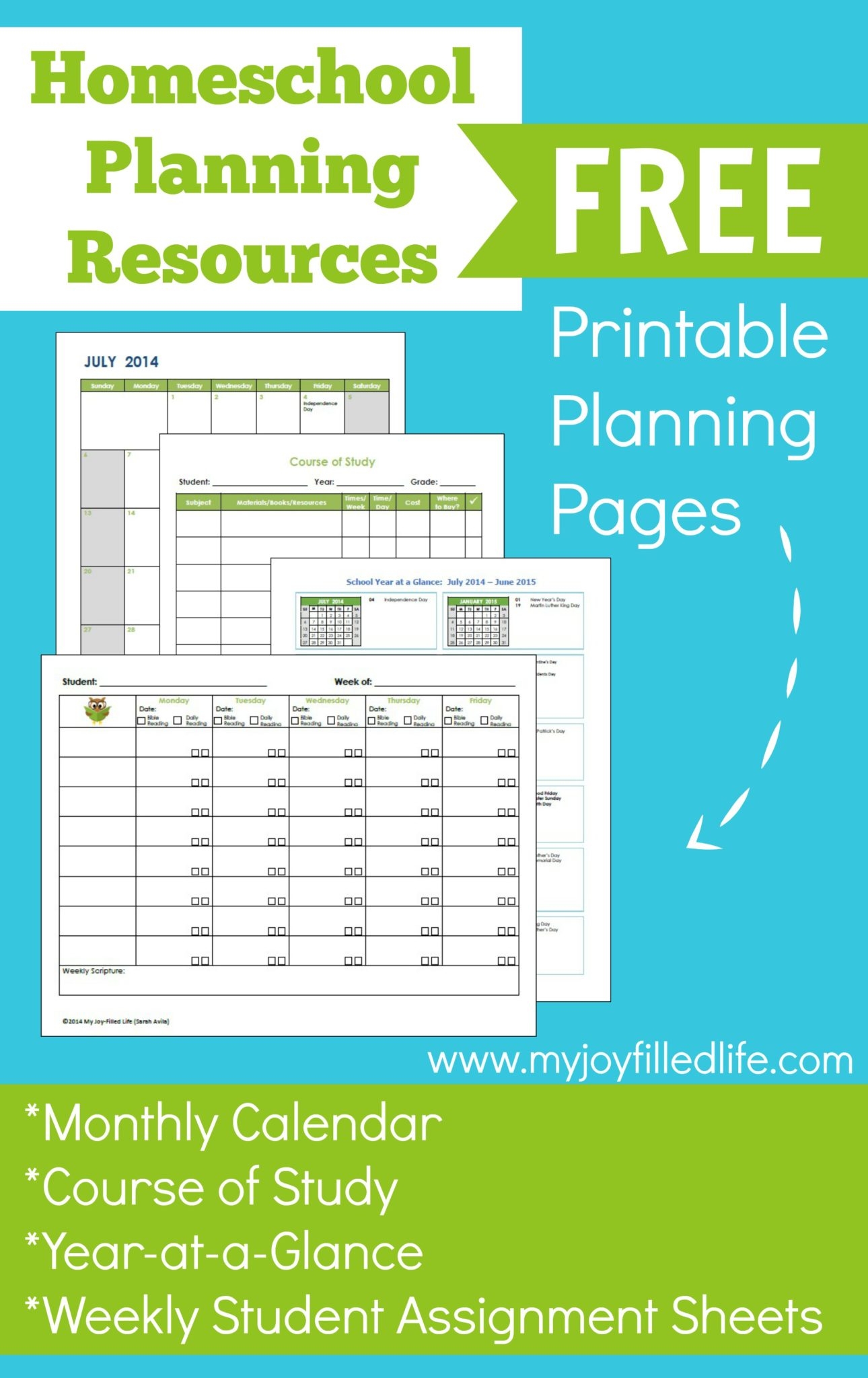 Free Homeschool Planner Forms Printable Printable Forms Free Online