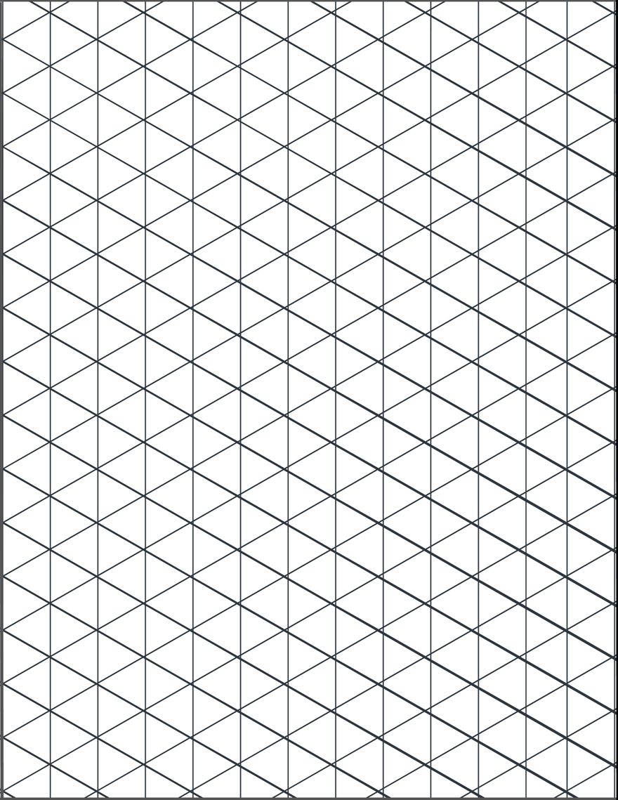 Free Isometric Paper Templates Editable And Printable