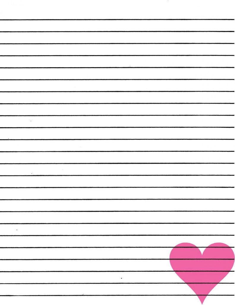 Free Lined Paper Template Printable