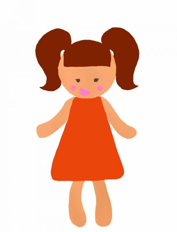 Free Paper Doll Template ClipArt Best
