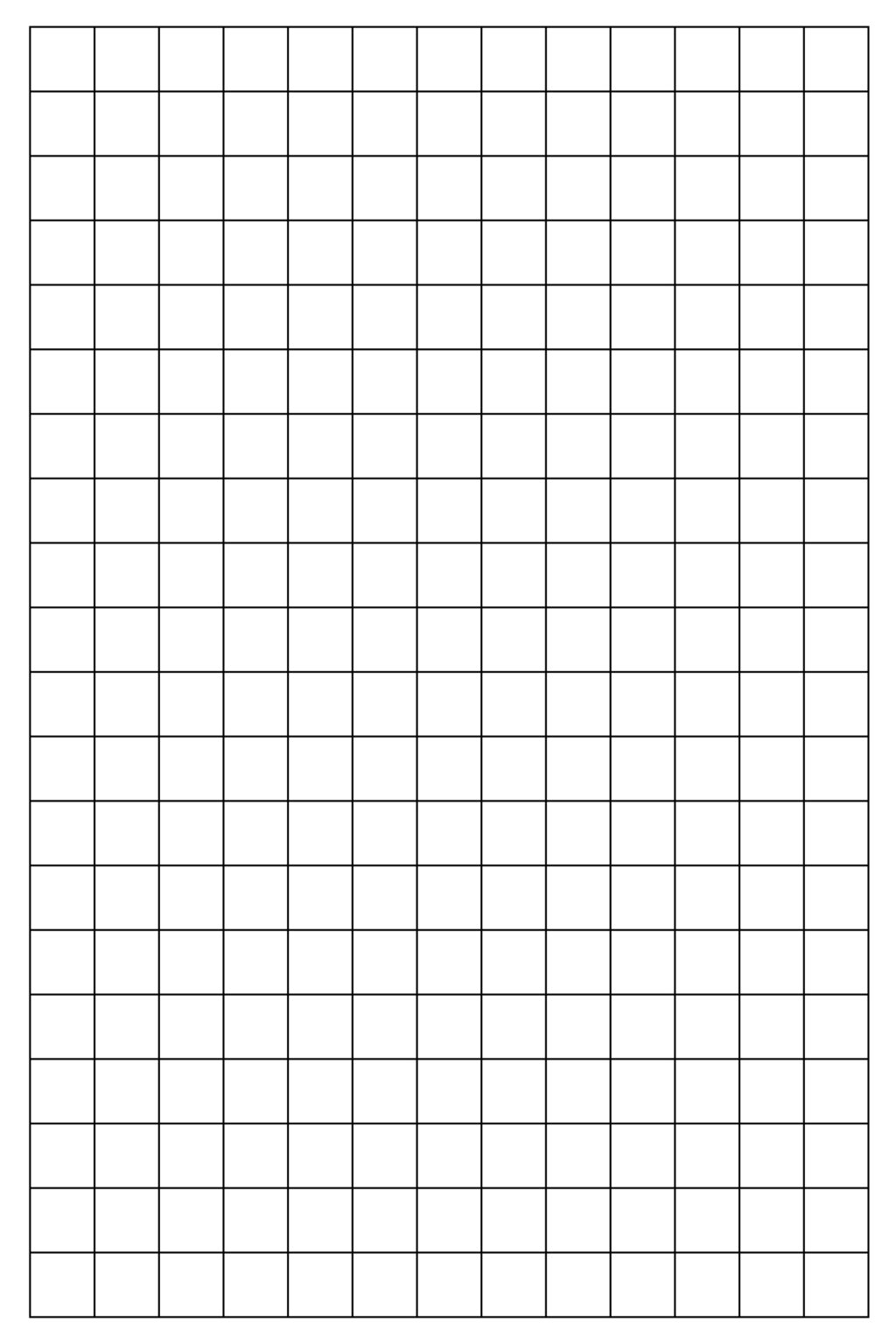 Free Printable 1 Inch Grid Paper PDF Included Printables Hub