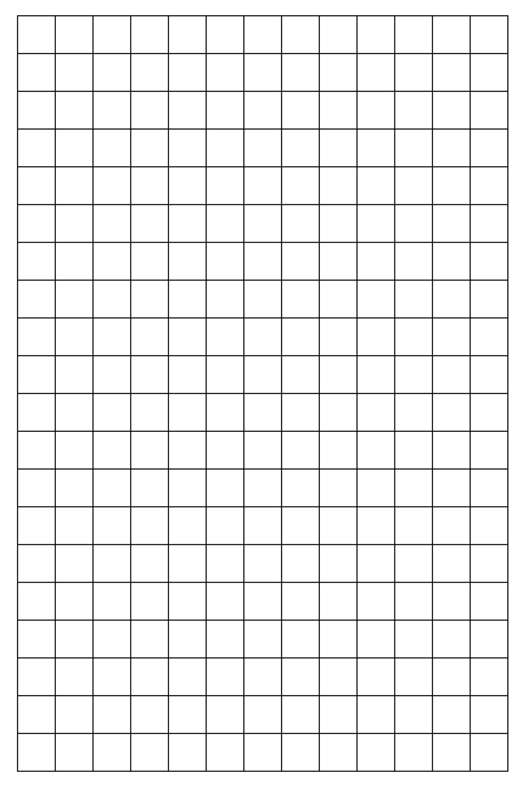 Free Printable 1 Inch Grid Paper PDF Included Printables Hub