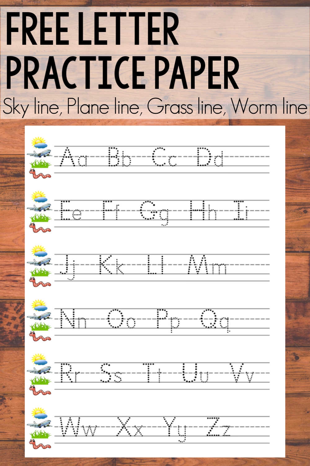 Free Printable Alphabet Handwriting Practice Sheets Paper 56 Off 