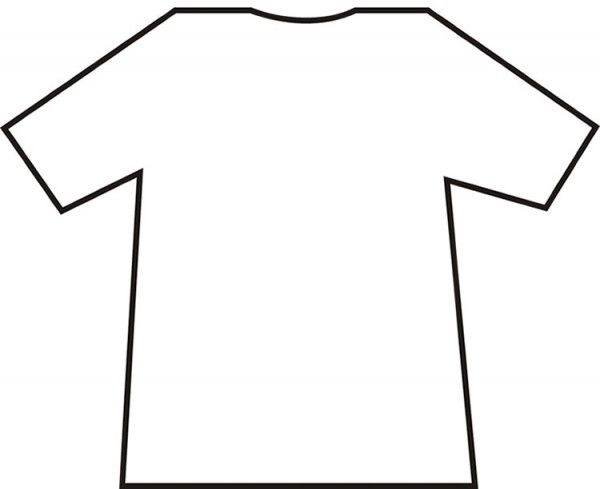 Free Printable Blank T Shirt Template 2021 Free Printable Blank T Shirt Template 2021