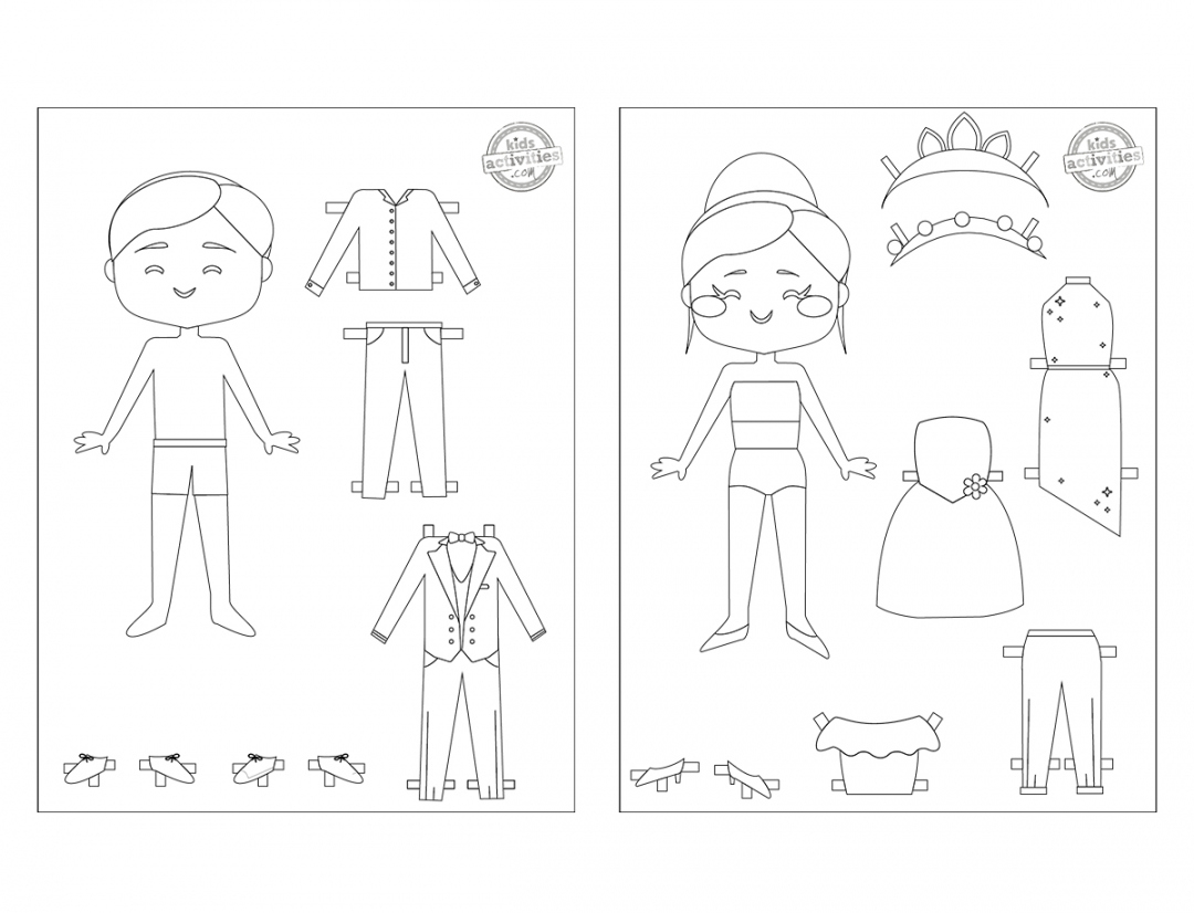 Free Printable Cutout Paper Dolls FREE Printable HQ