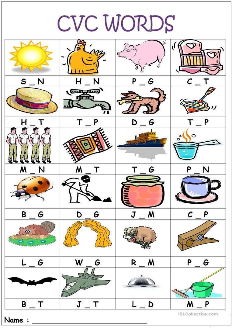 Free Printable Cvc Sentences Worksheets Printable Worksheets