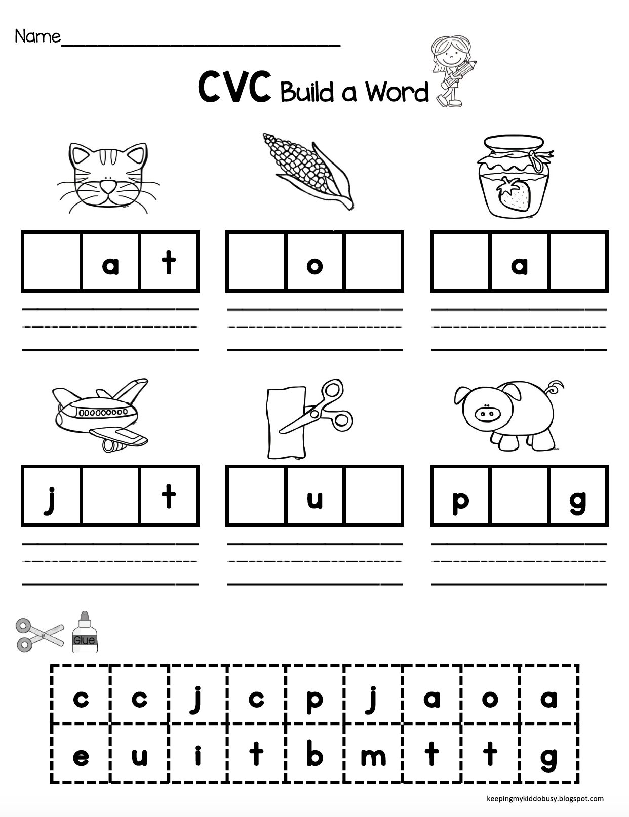 Free Printable Cvc Worksheets Free Printable