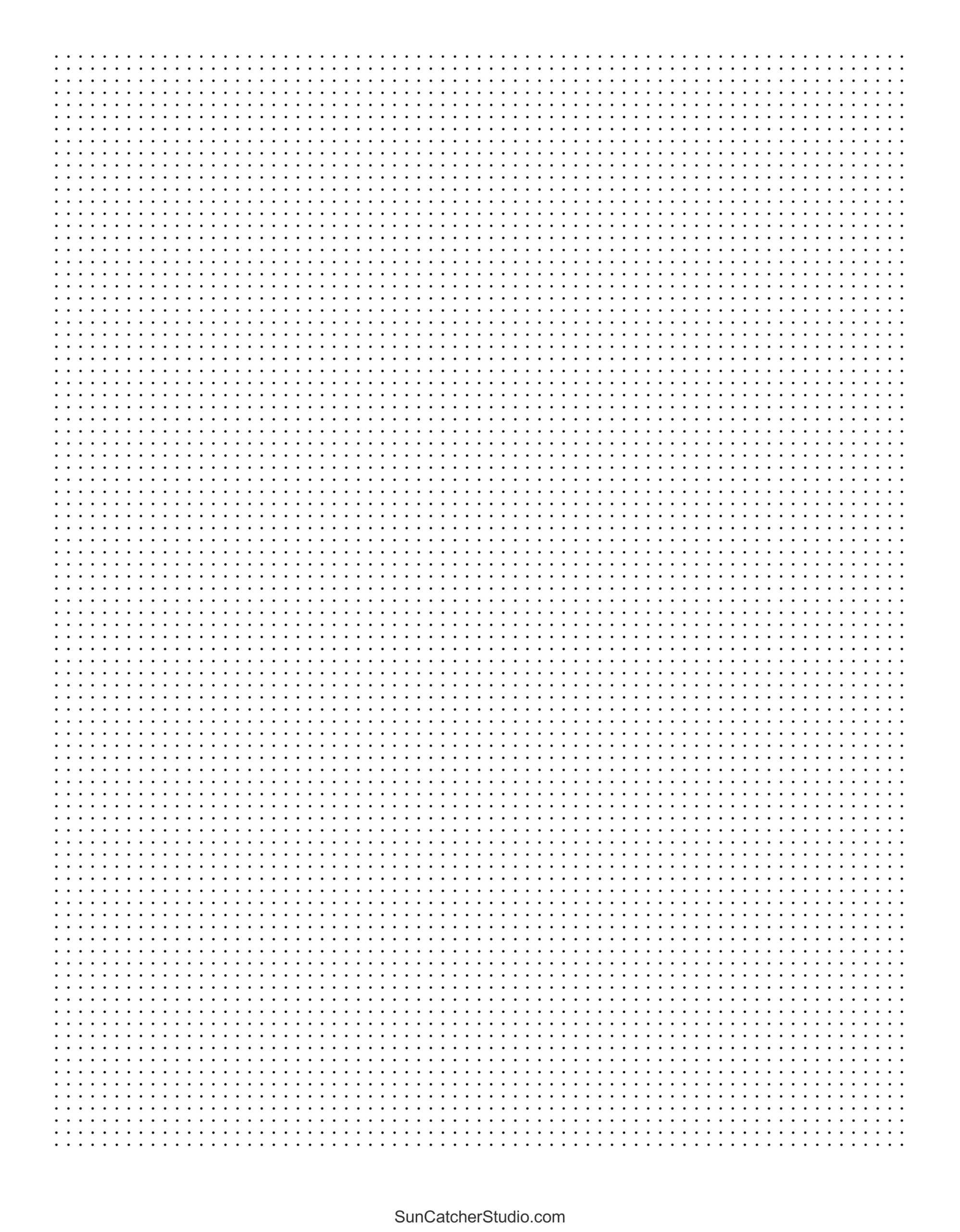 Free Printable Dot Paper Dotted Grid Sheets PDF PNG Free 