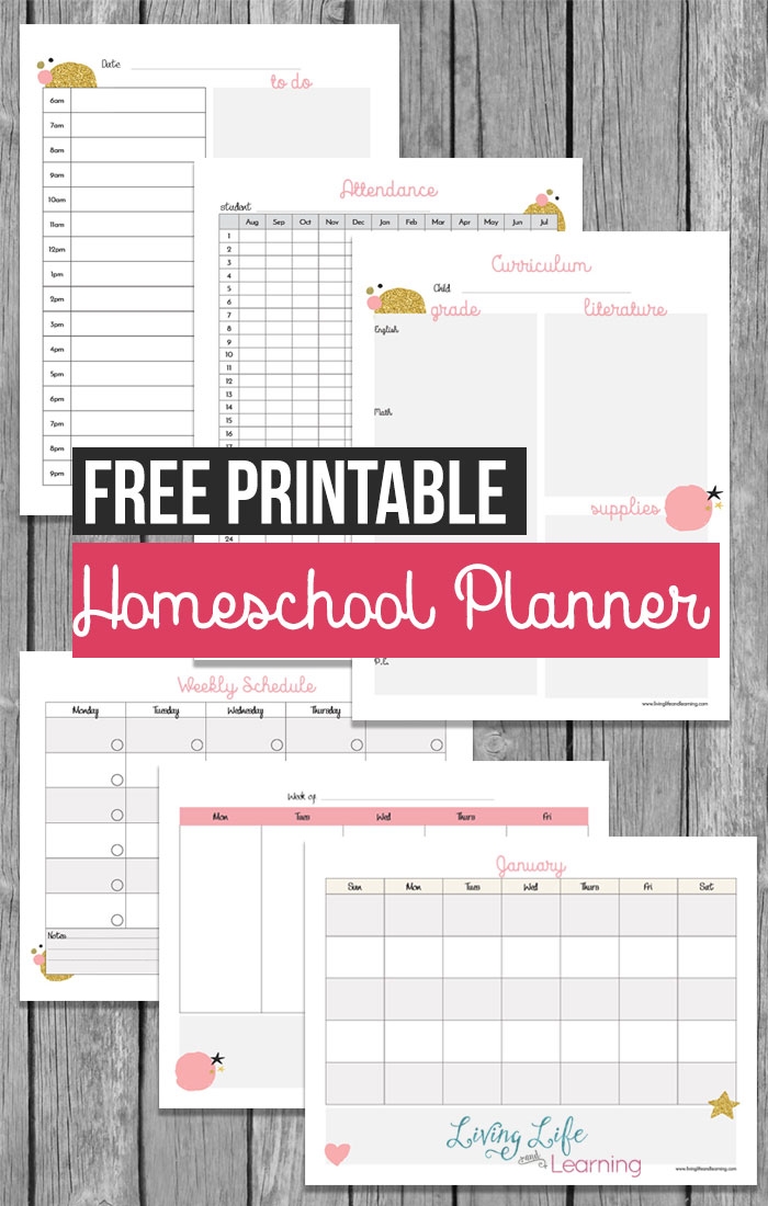 Free Printable Homeschool Planner