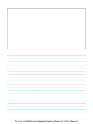 Free Printable Kindergarten Writing Paper In PDF PNG And JPG 
