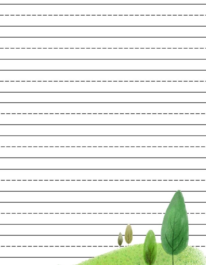 Free Printable Lined Paper For Kids Lined Paper Printable