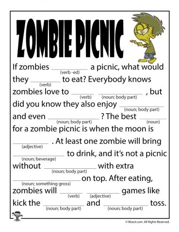 Free Printable Mad Libs Worksheets For Middle Infoupdate