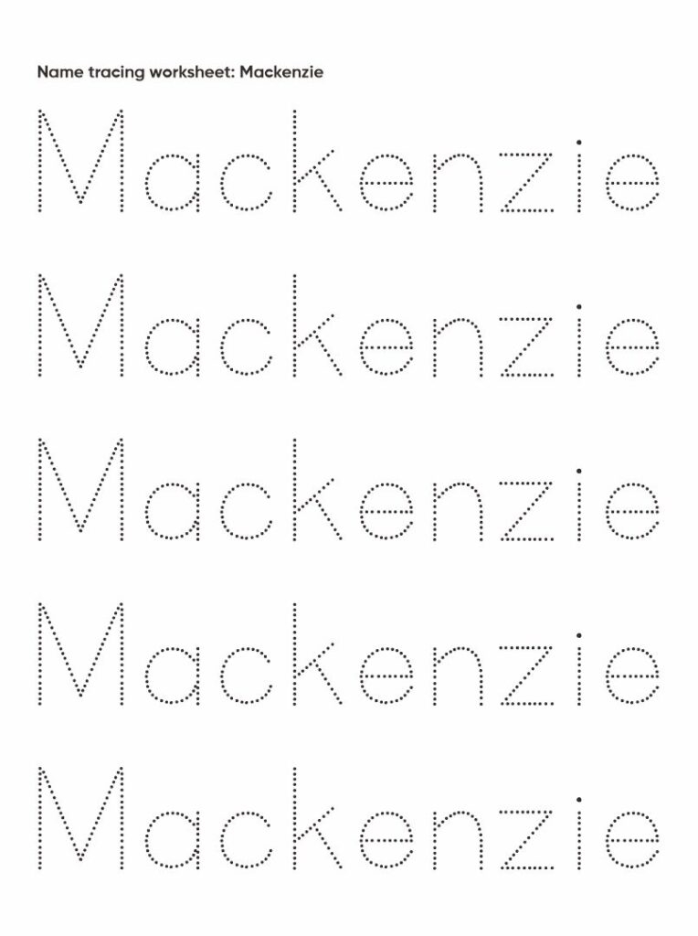 Free Printable Name Tracing Pages Nametracing Worksheets