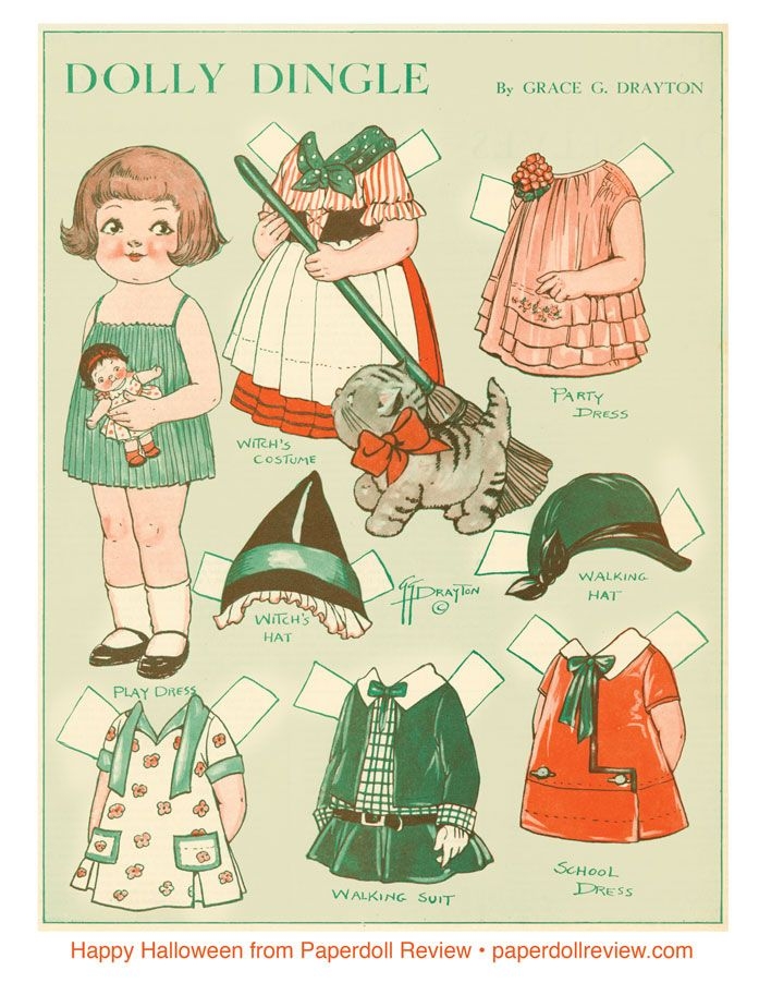 FREE Printable Paper Doll From Paperdoll Review Little Dolly 