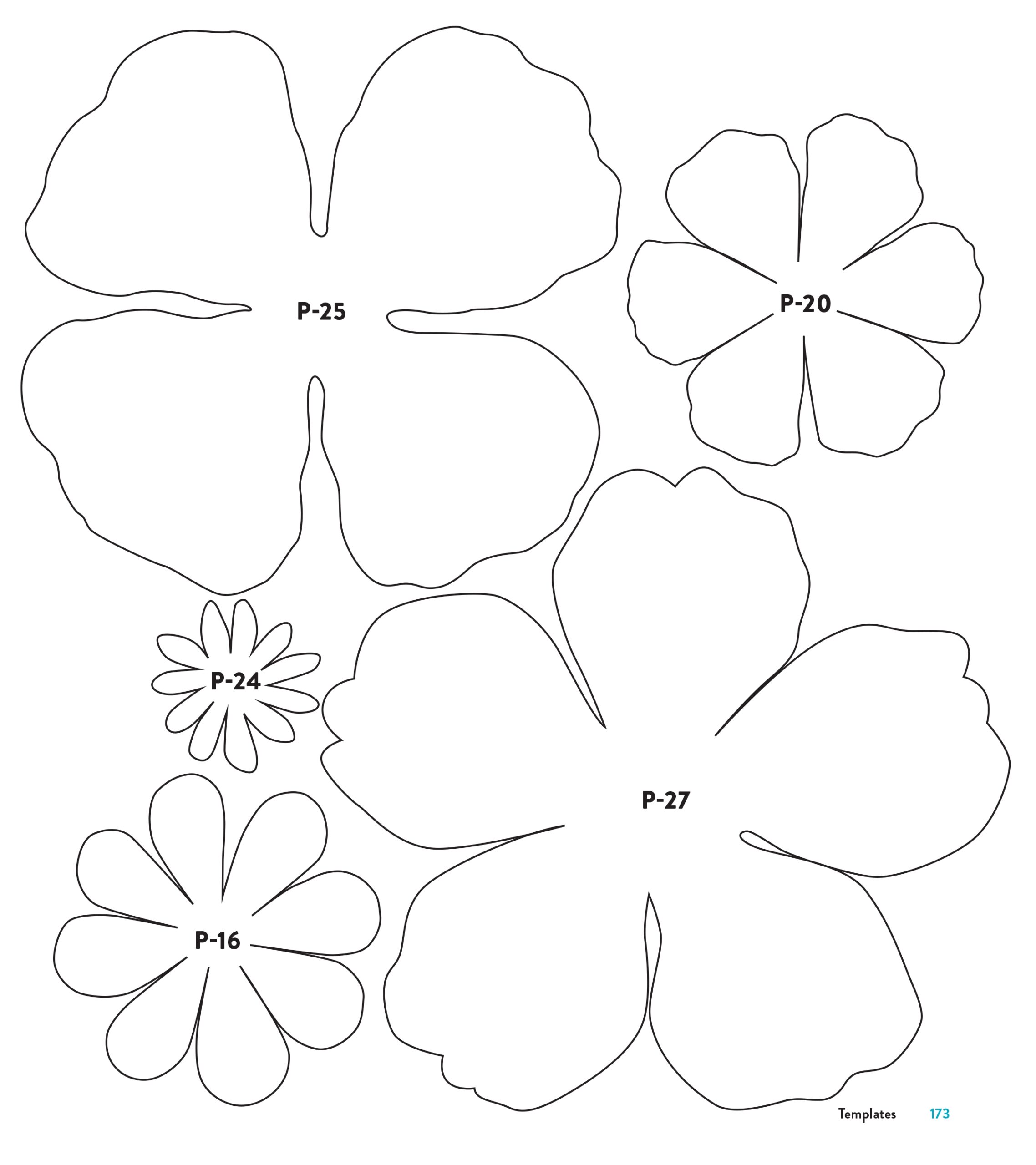 Free Printable Paper Flower Template Printable Templates