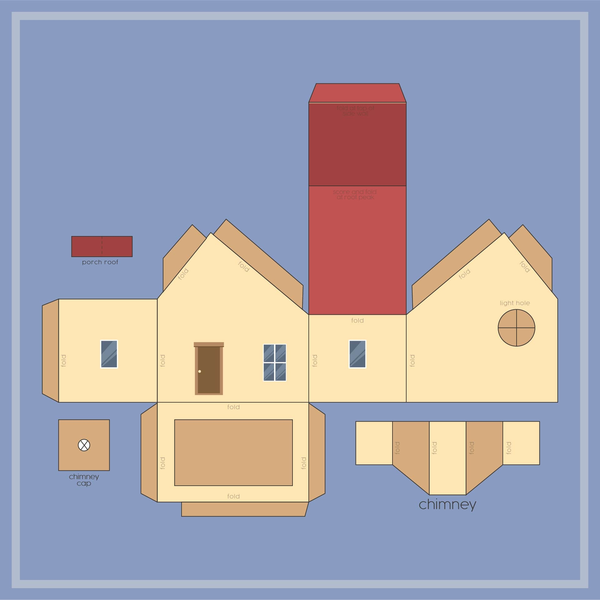 Free Printable Paper House Models Download Free Printable Paper House 