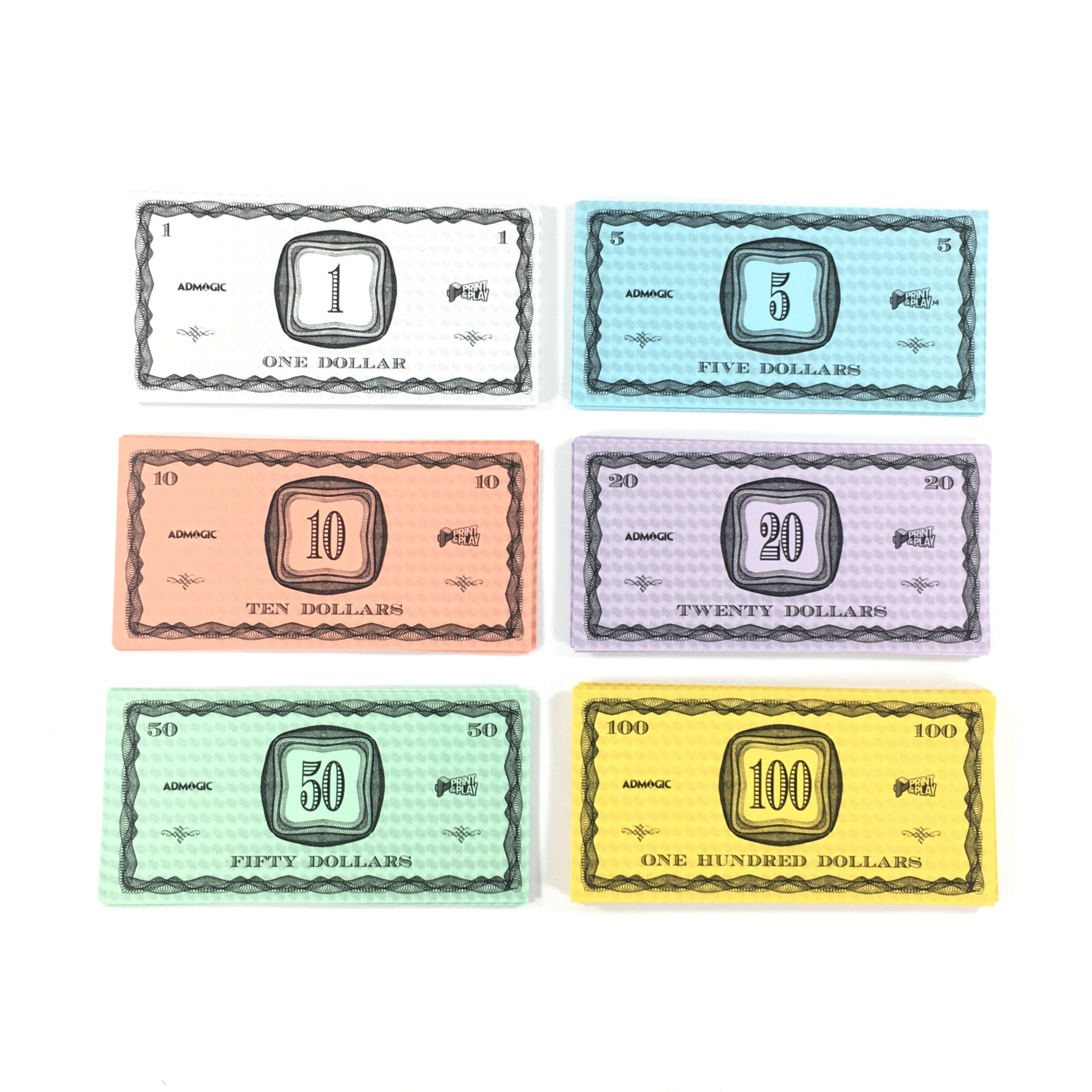 Free Printable Paper Money Chart