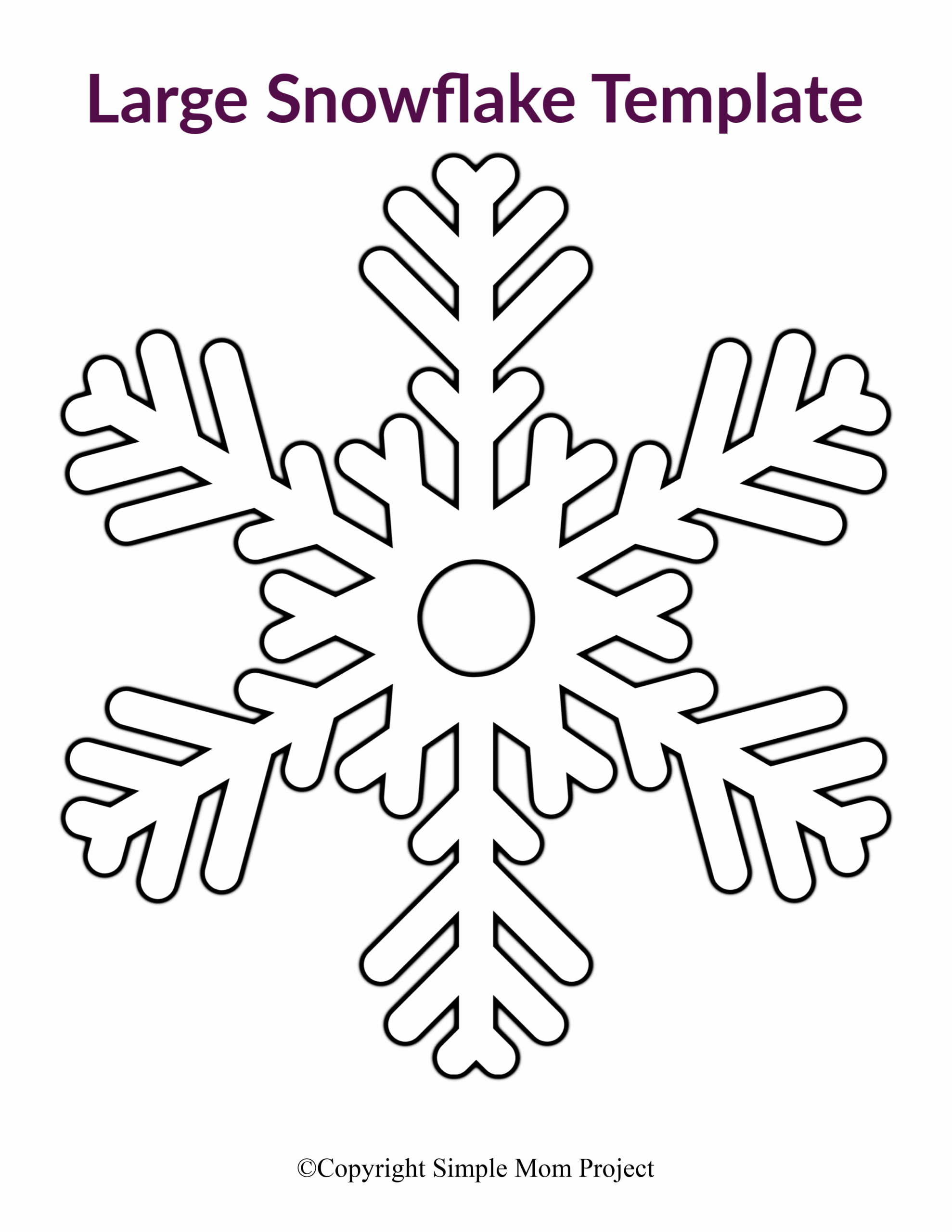 Free Printable Paper Snowflake Templates Get What You Need